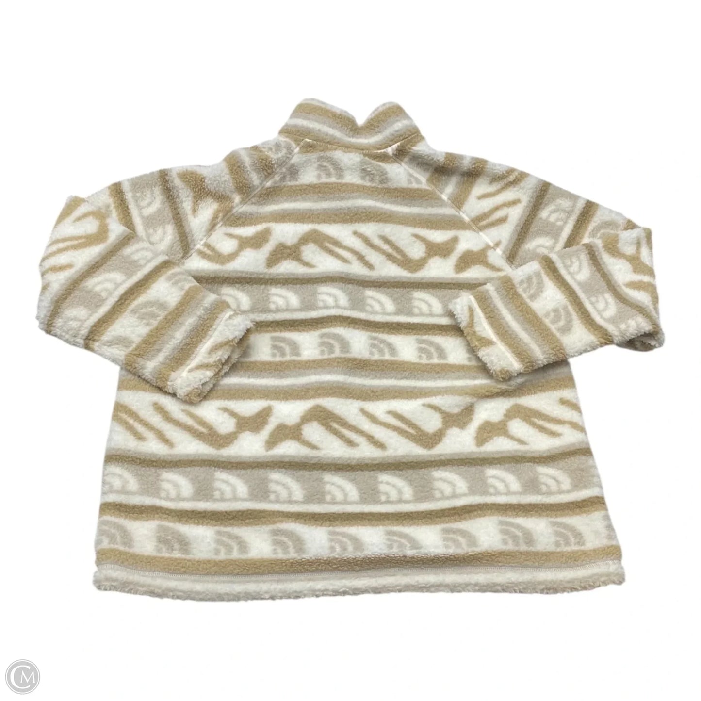 Jacket Faux Fur & Sherpa By The North Face In Brown & Cream, Size: Xxl