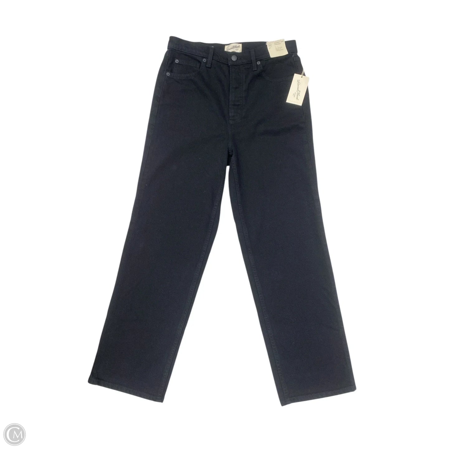 Jeans Straight By Express In Black, Size: 10