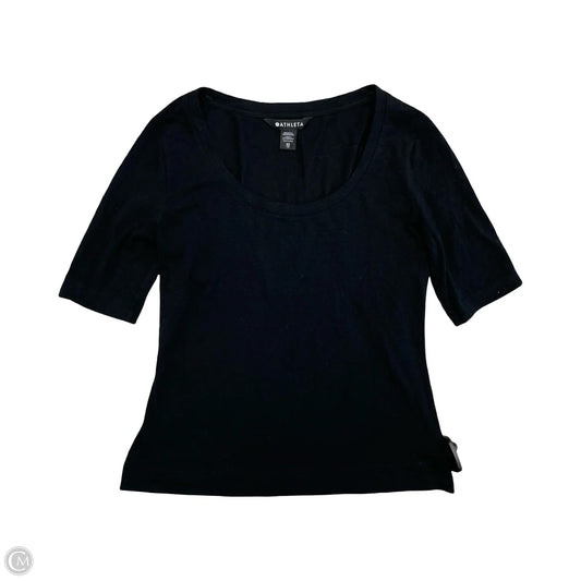 Top Short Sleeve By Athleta In Black, Size: Xs