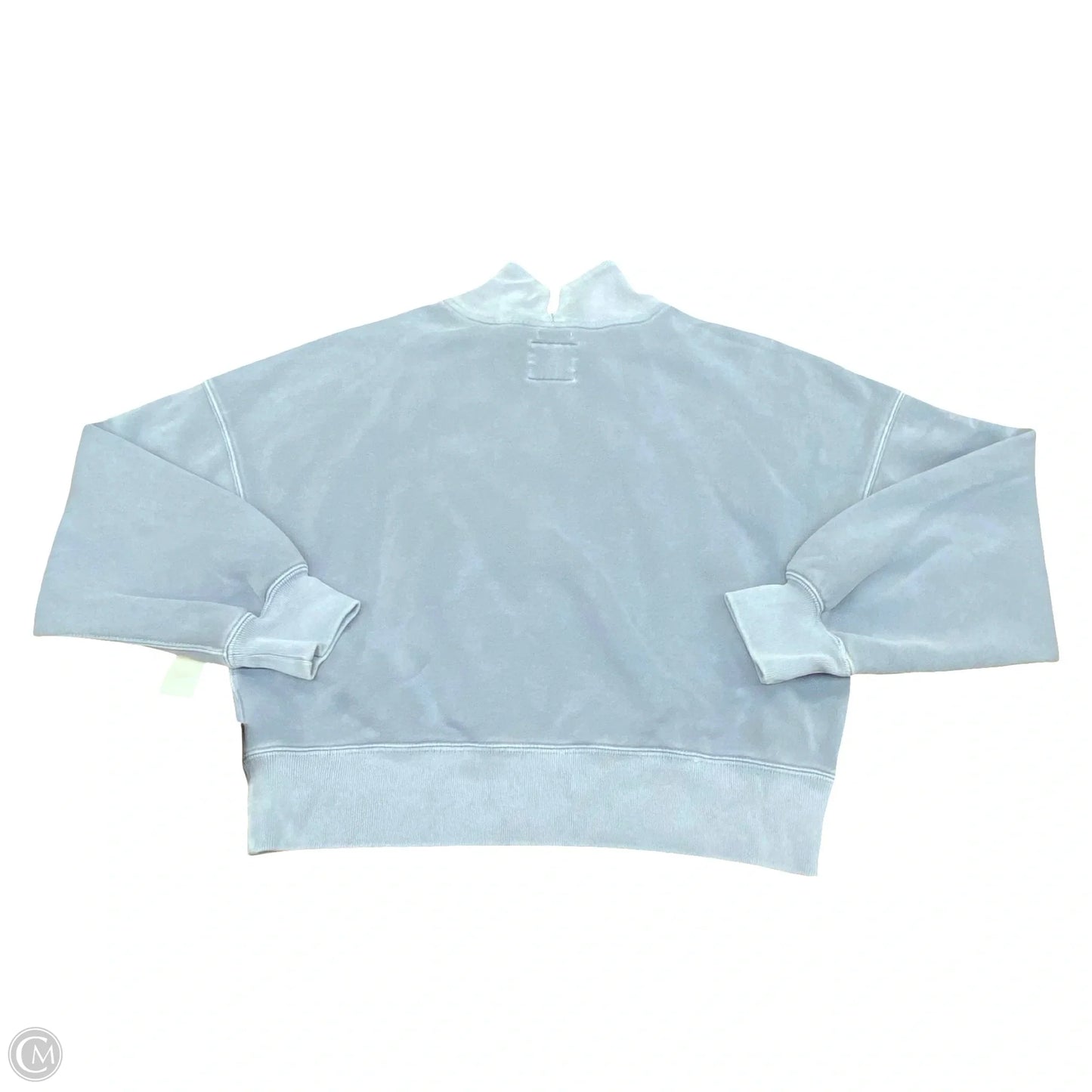 Sweatshirt Collar By Abercrombie And Fitch In Blue, Size: M