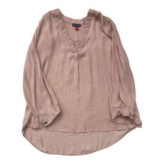 Top Long Sleeve By Vince Camuto In Pink, Size: Xl
