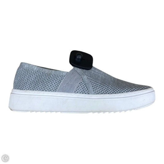 Shoes Designer By Eileen Fisher In Grey & White, Size: 9