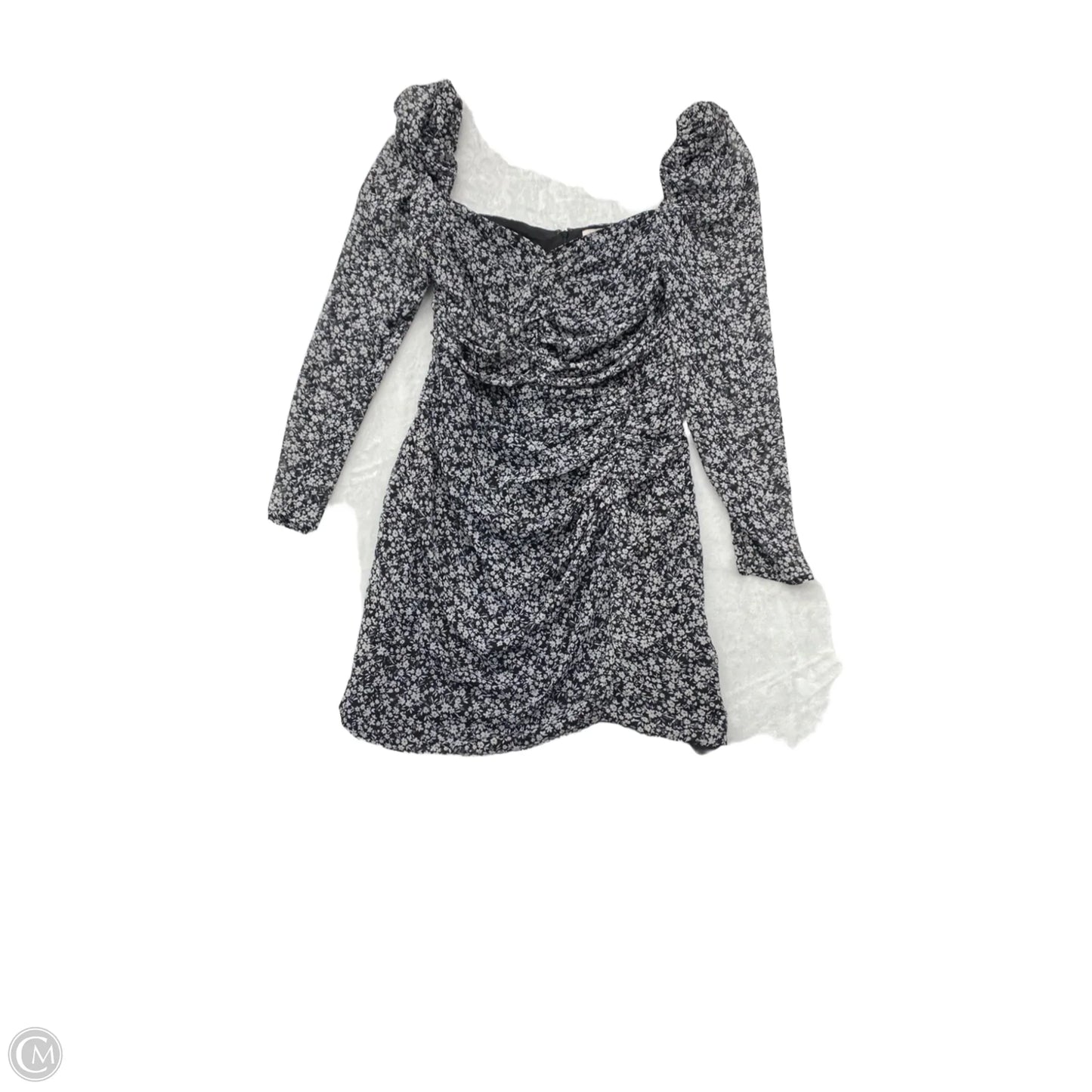 Dress Casual Midi By Astr In Black & White, Size: M