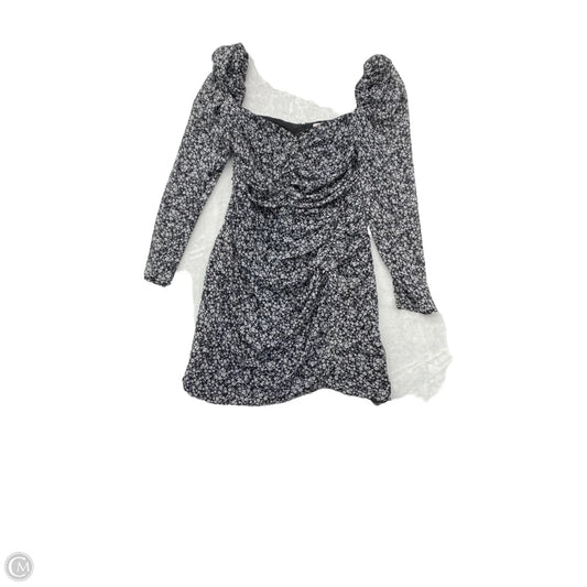 Dress Casual Midi By Astr In Black & White, Size: M