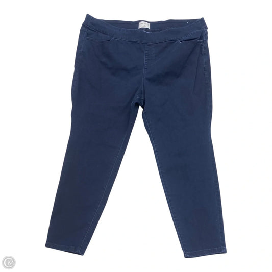 Jeans Skinny By Lane Bryant In Blue Denim, Size: 3x