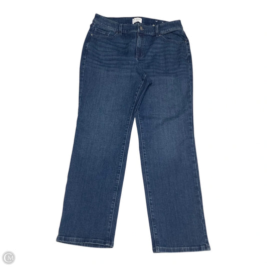 Jeans Boot Cut By Lane Bryant In Blue Red & White, Size: 18