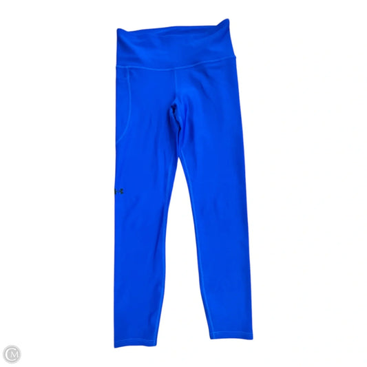 Athletic Leggings By Under Armour In Blue, Size: S