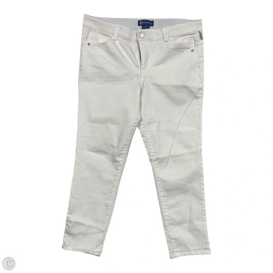 Jeans Straight By Democracy In White, Size: 16