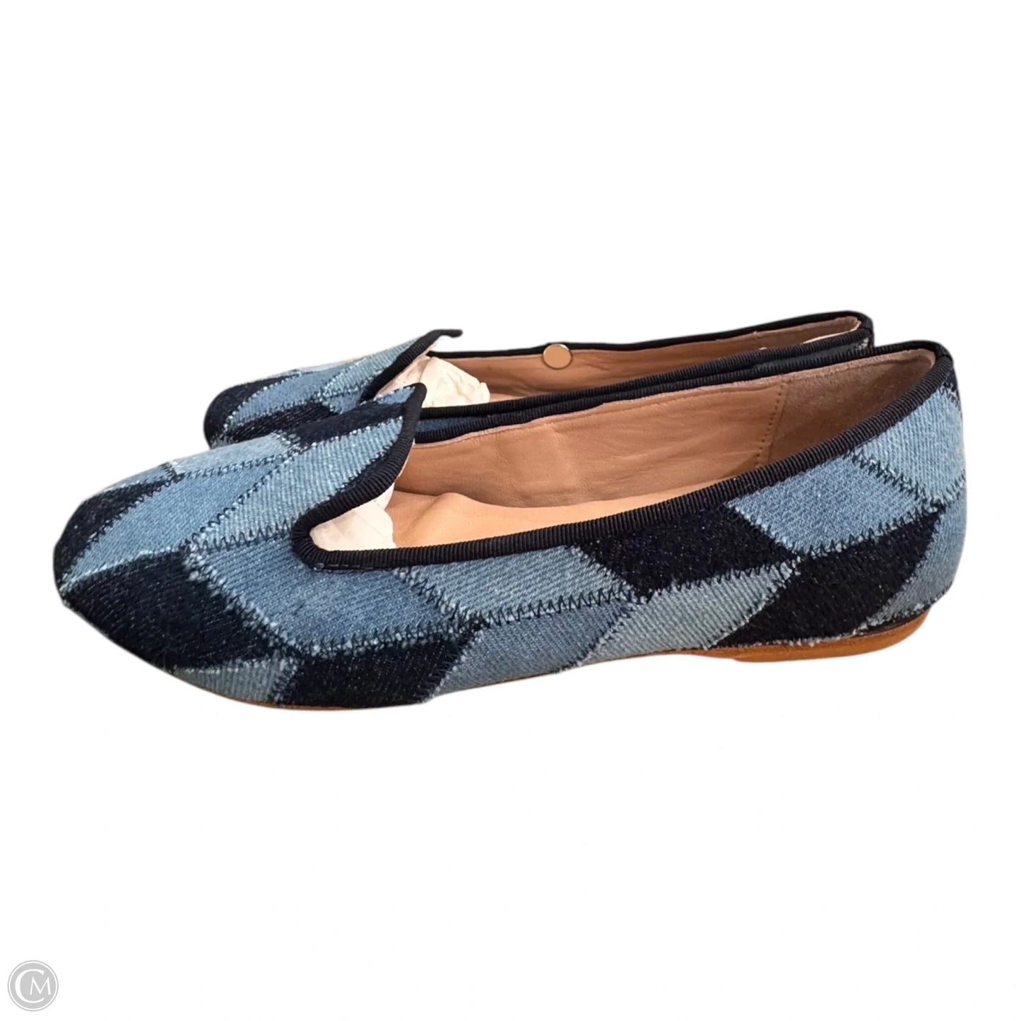 Shoes Flats By Sundance In Blue Denim, Size: 6