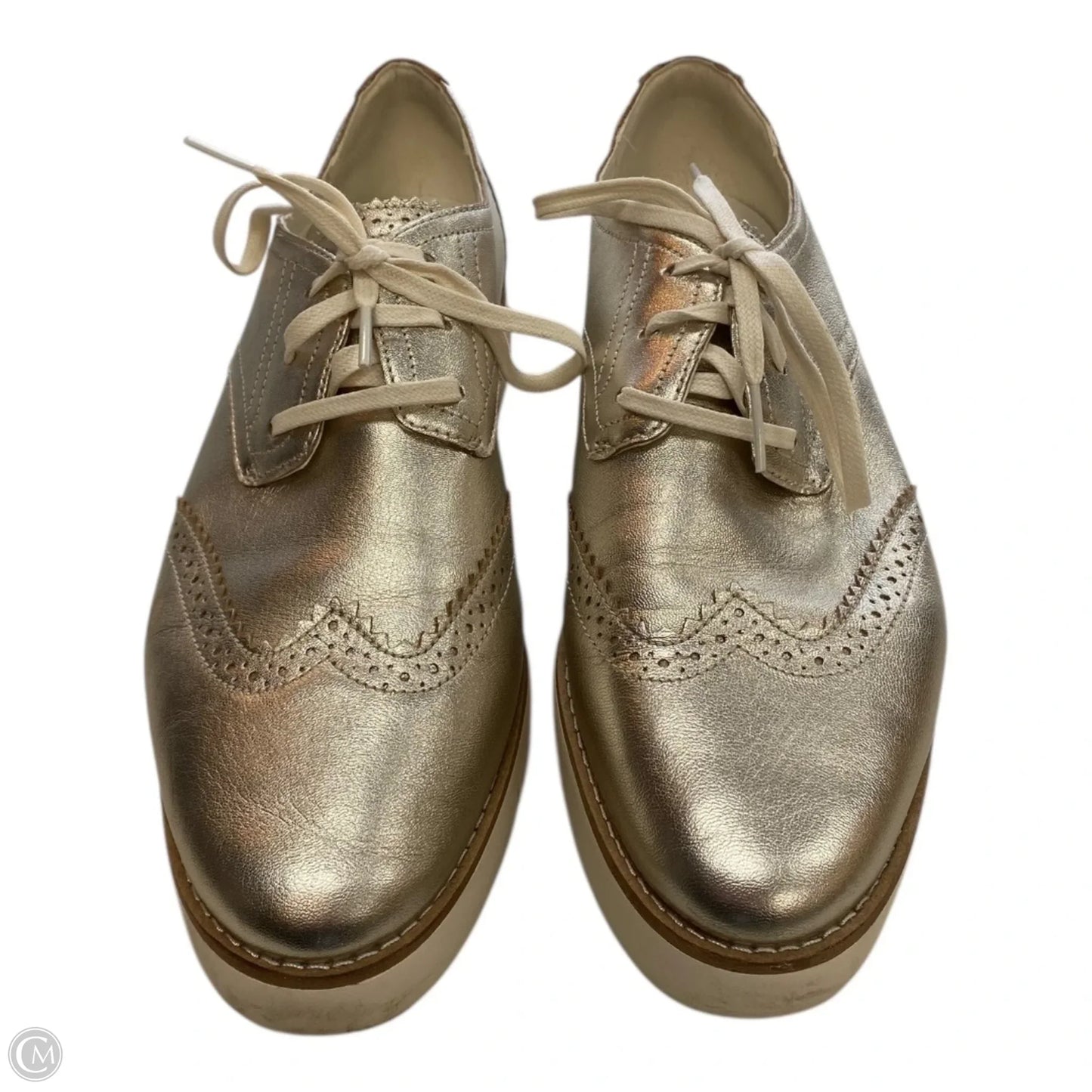 Shoes Sneakers By Cole-haan In Gold, Size: 10