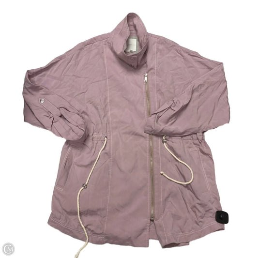 Jacket Windbreaker By Anthropologie In Pink, Size: Xs