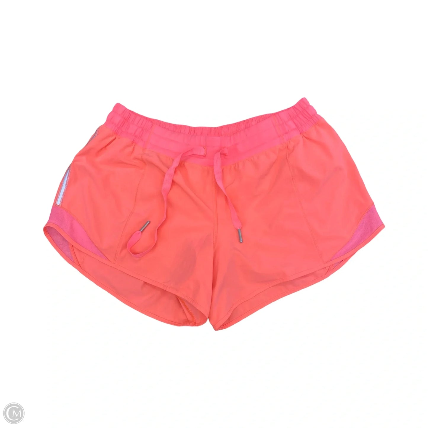 Athletic Shorts By Lululemon In Orange, Size: 10