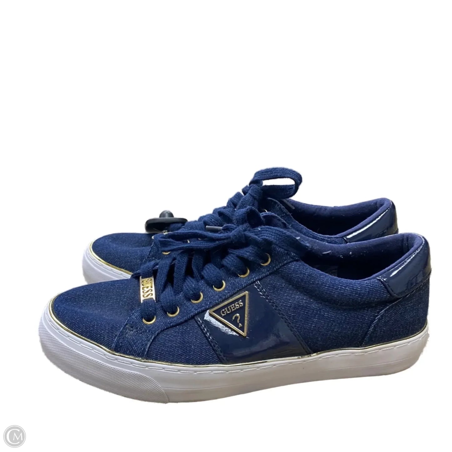 Shoes Sneakers By Guess In Blue, Size: 10