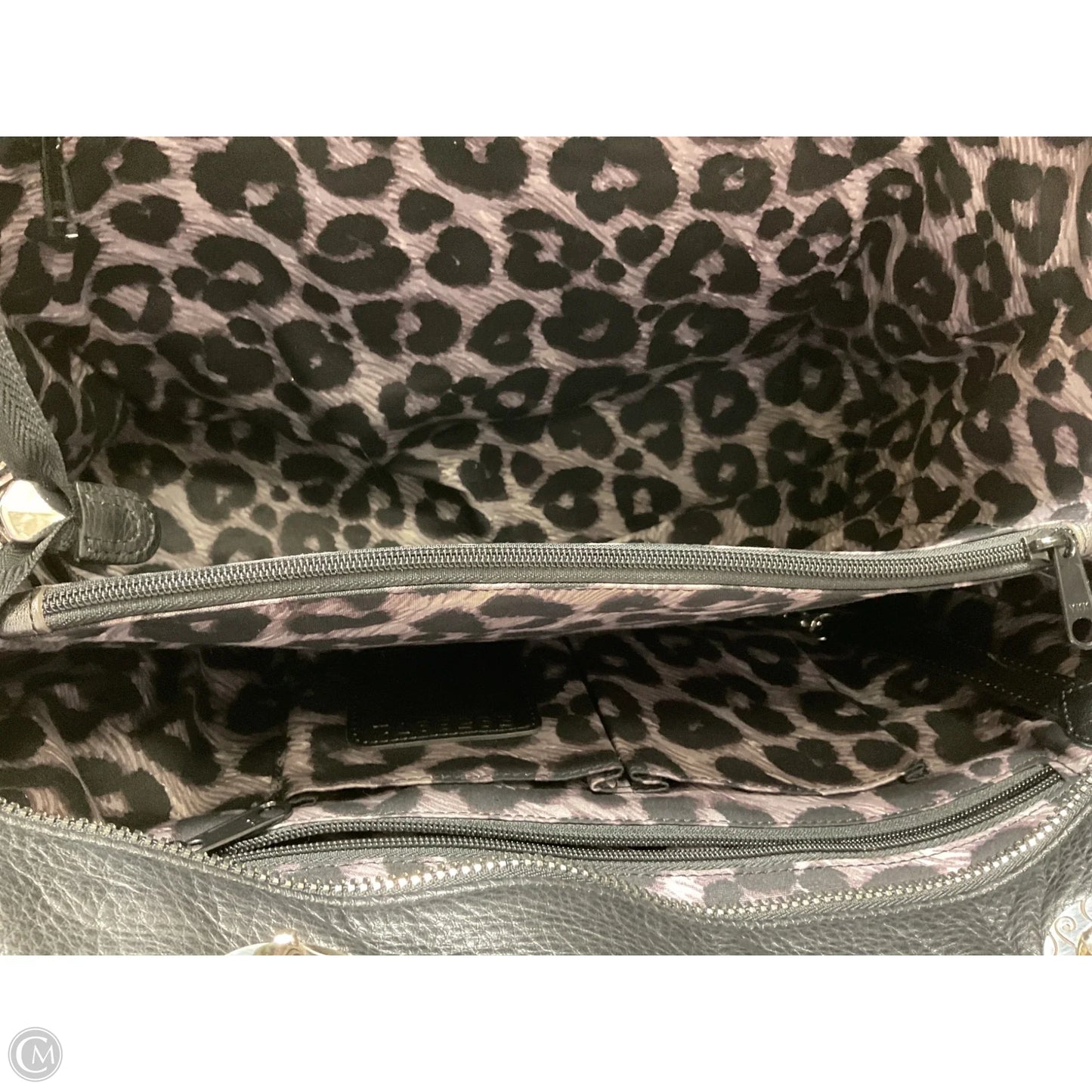 Handbag Leather By Brighton, Size: Large