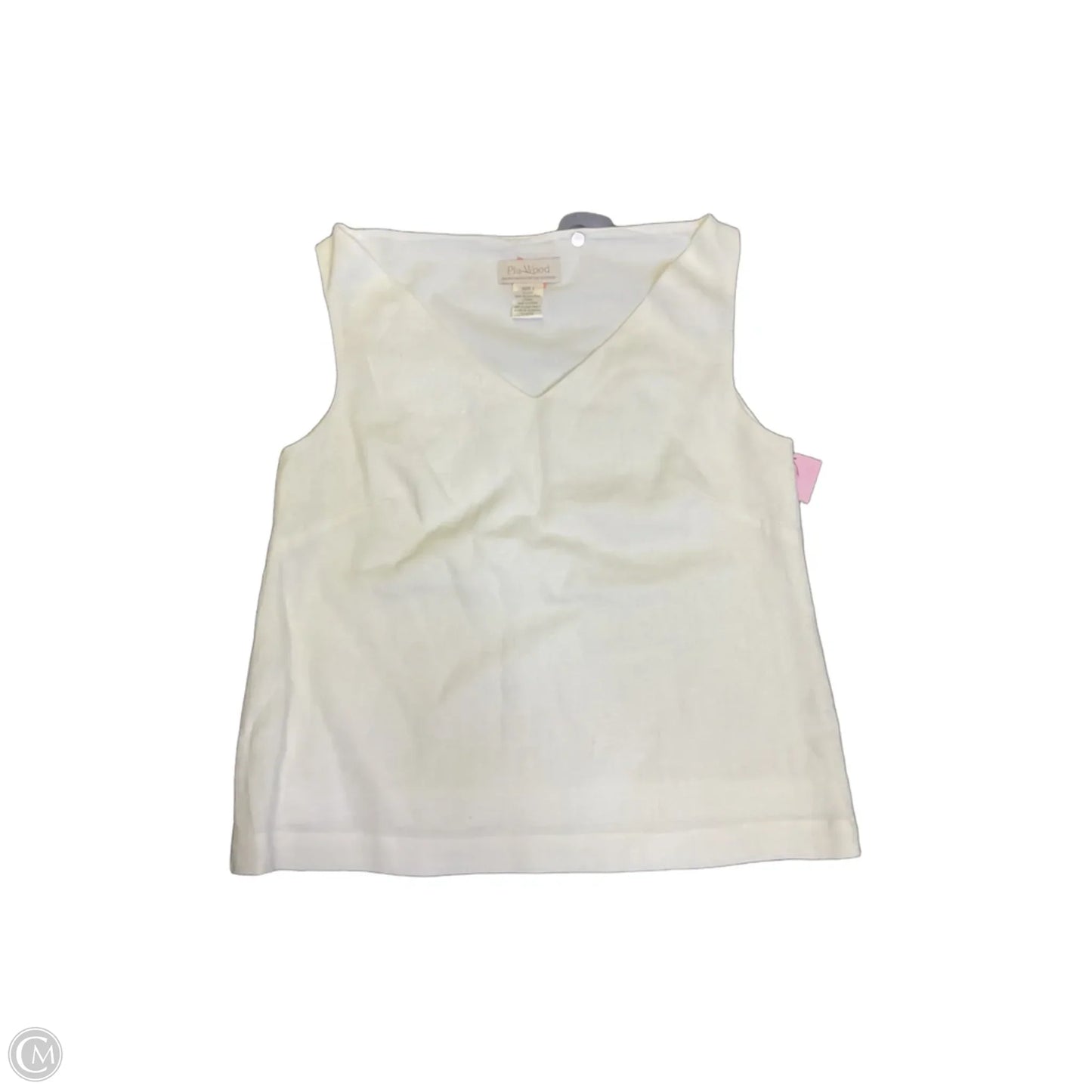 Top Sleeveless By Cmc In White, Size: 2