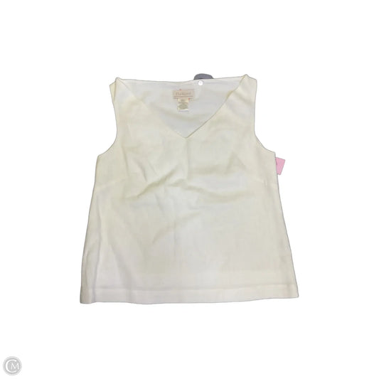 Top Sleeveless By Cmc In White, Size: 2