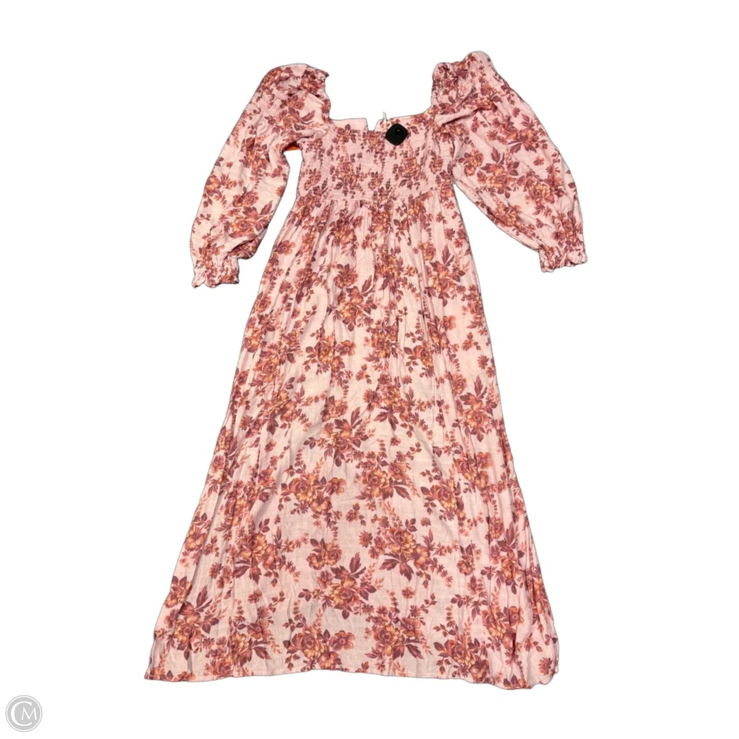 Dress Casual Maxi By Free People In Pink & Purple, Size: L