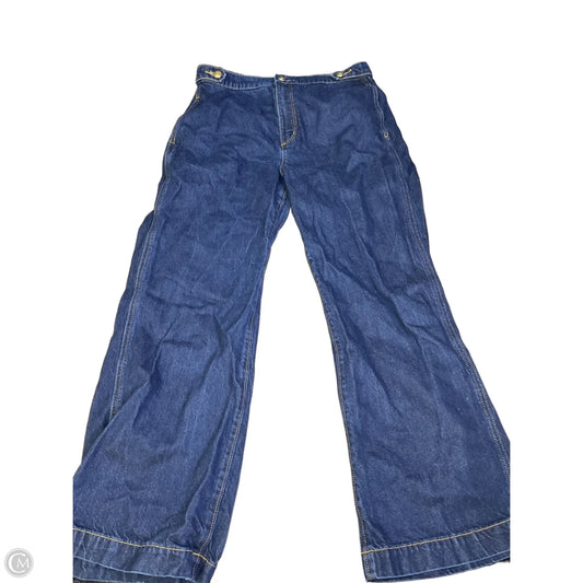 Jeans Wide Leg By Loft In Blue Denim, Size: 6