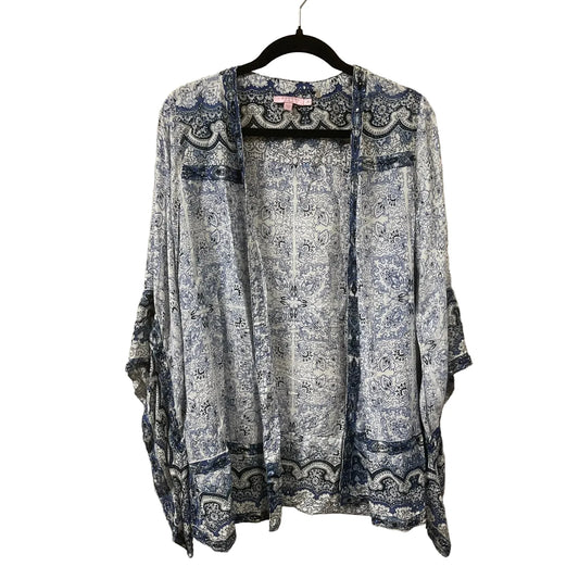 Kimono By Calypso St Barth In Blue & White, Size: S