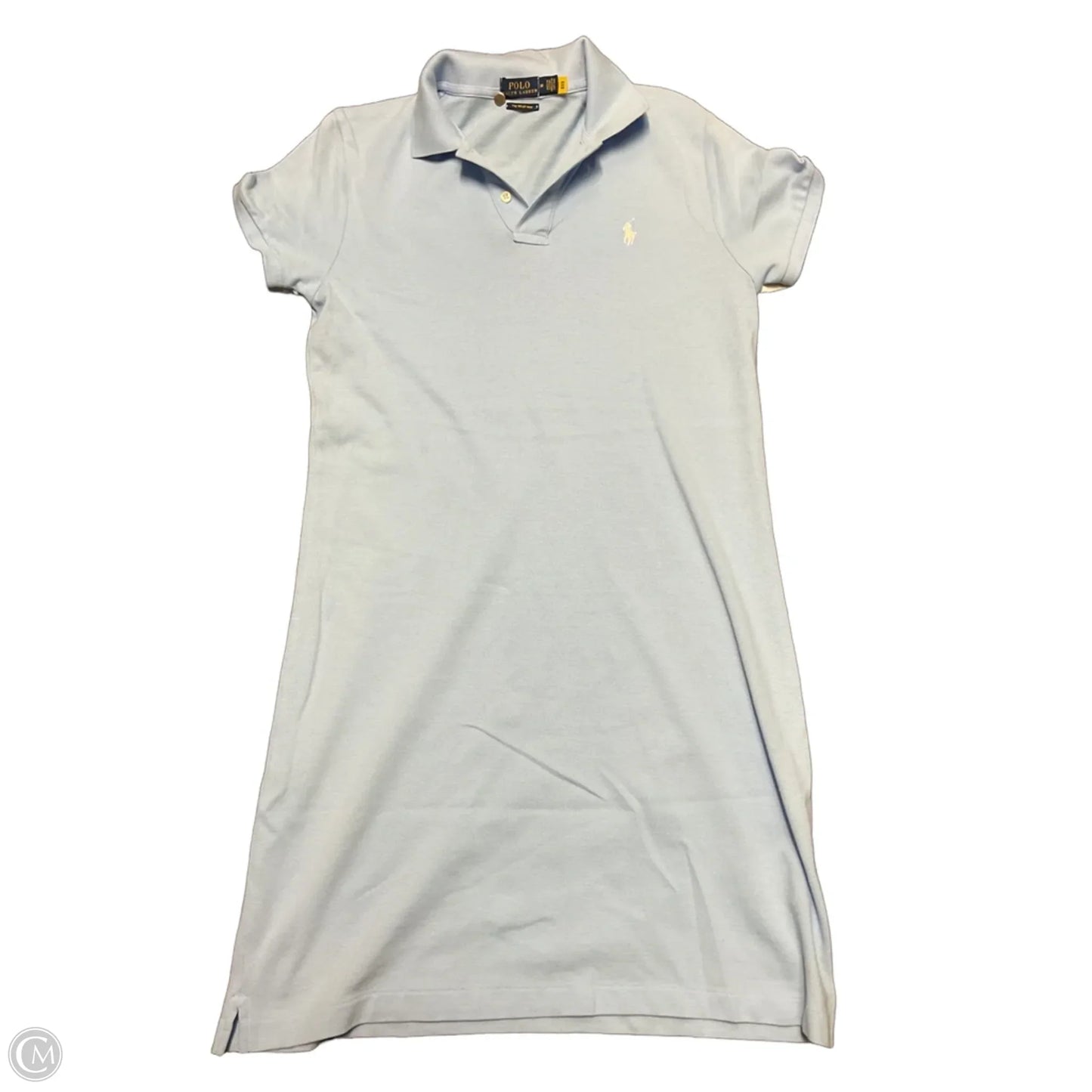 Dress Casual Midi By Polo Ralph Lauren In Blue, Size: M