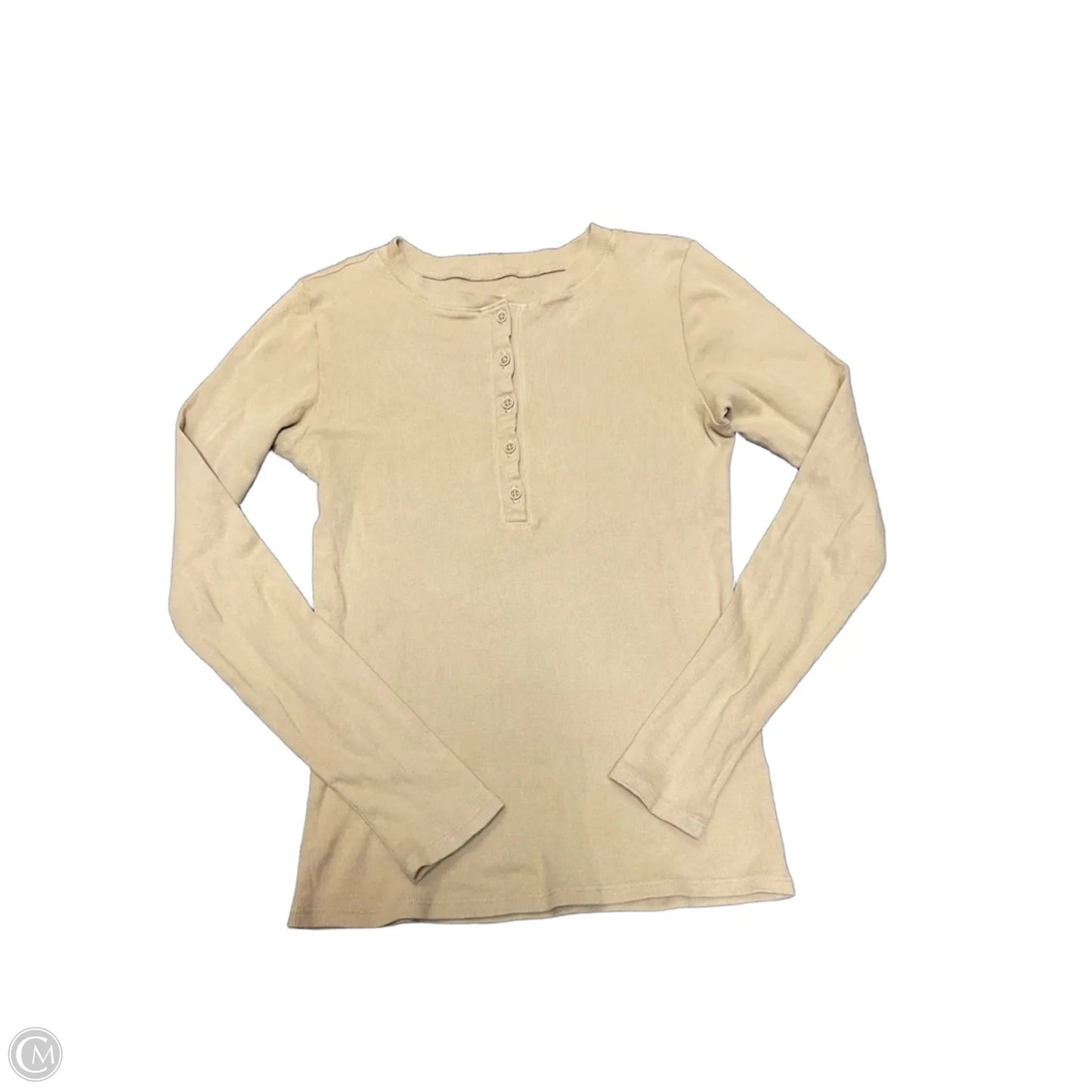 Top Long Sleeve By Nili Lotan In Tan, Size: Xs