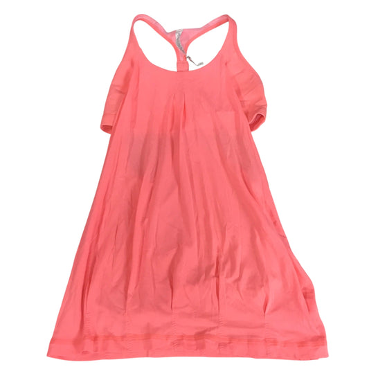 Athletic Tank Top By Lululemon In Orange, Size: 10