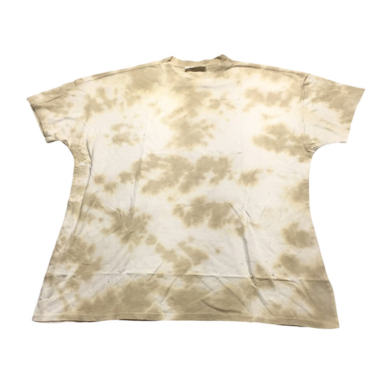 Top Short Sleeve By Double Zero In Tan, Size: S