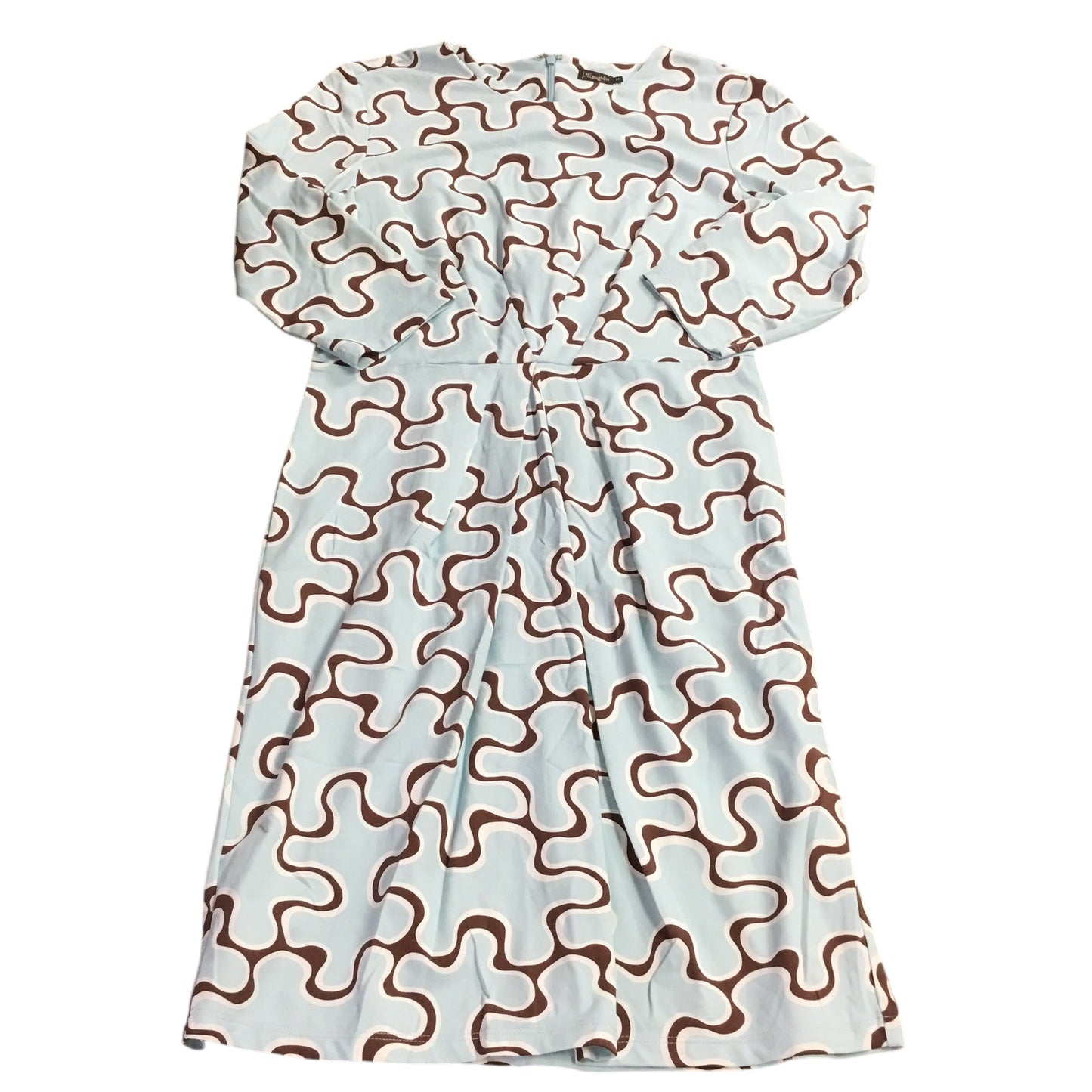 Dress Casual Short By J Mclaughlin In Blue & Brown, Size: M