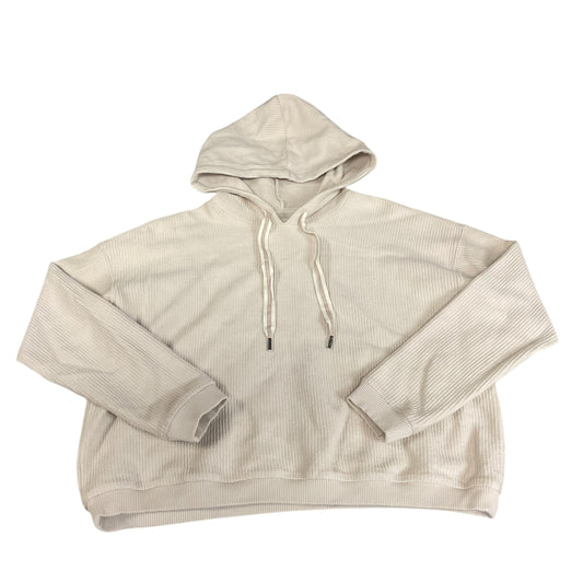 Sweatshirt Hoodie By Aerie In Cream, Size: S