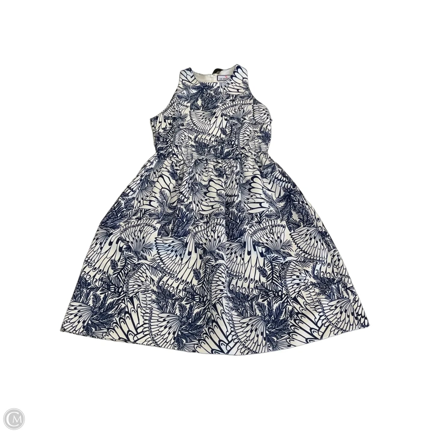 Dress Casual Short By Cmc In Blue & White, Size: Xs