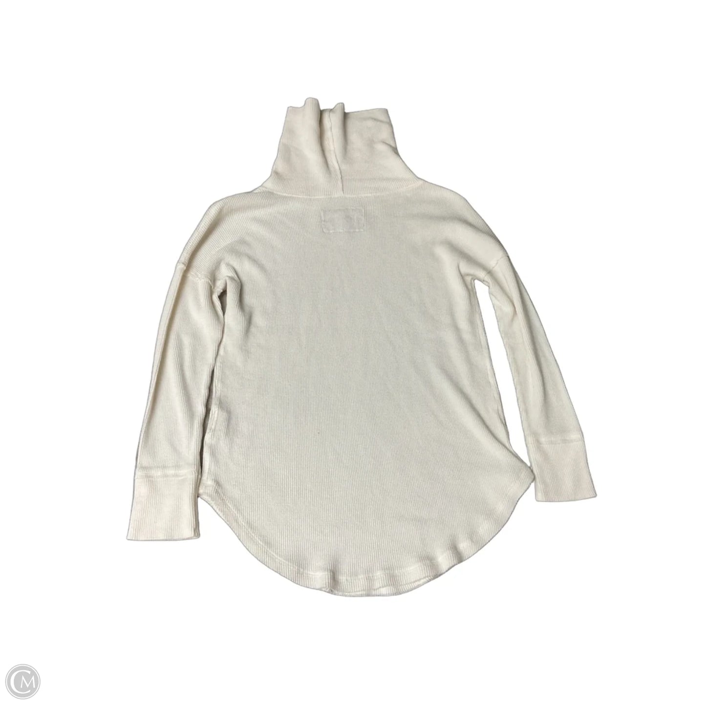 Top Long Sleeve By Maeve In White, Size: S