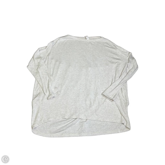 Athletic Top Long Sleeve Crewneck By Lululemon In Beige, Size: 6