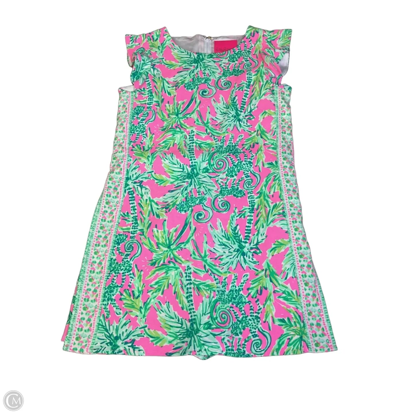 Romper Designer By Lilly Pulitzer In Green & Pink