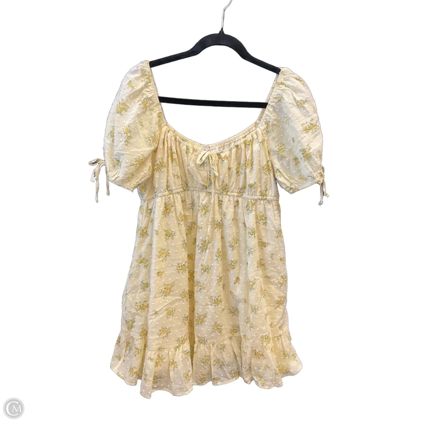 Dress Casual Short By Clothes Mentor In Yellow, Size: Xl