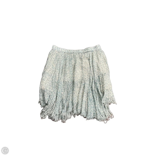 Skirt Mini & Short By Free People In Aqua, Size: Xs