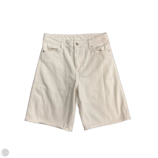 Shorts By Divided In White Denim, Size: 2