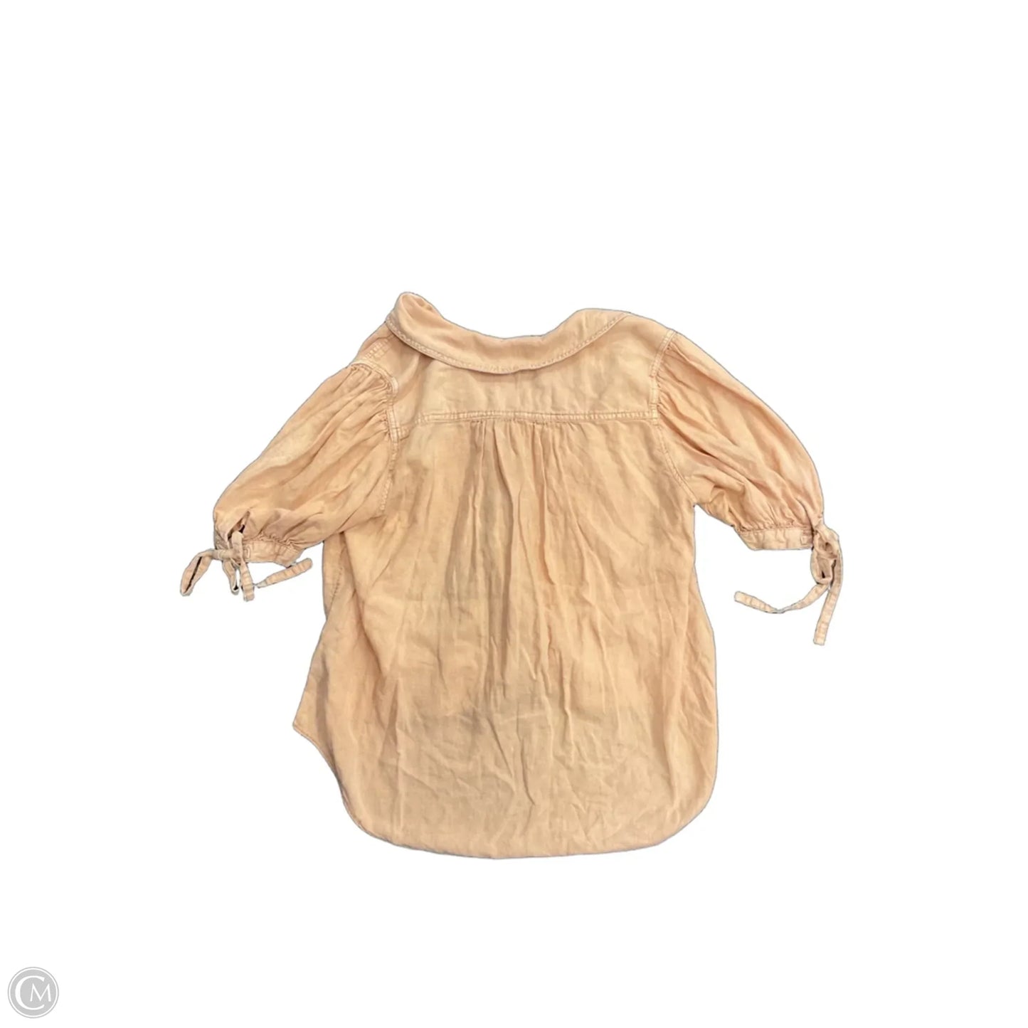 Top Short Sleeve By Free People In Orange, Size: S