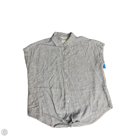 Top Short Sleeve By Weatherproof In Striped Pattern, Size: Xs