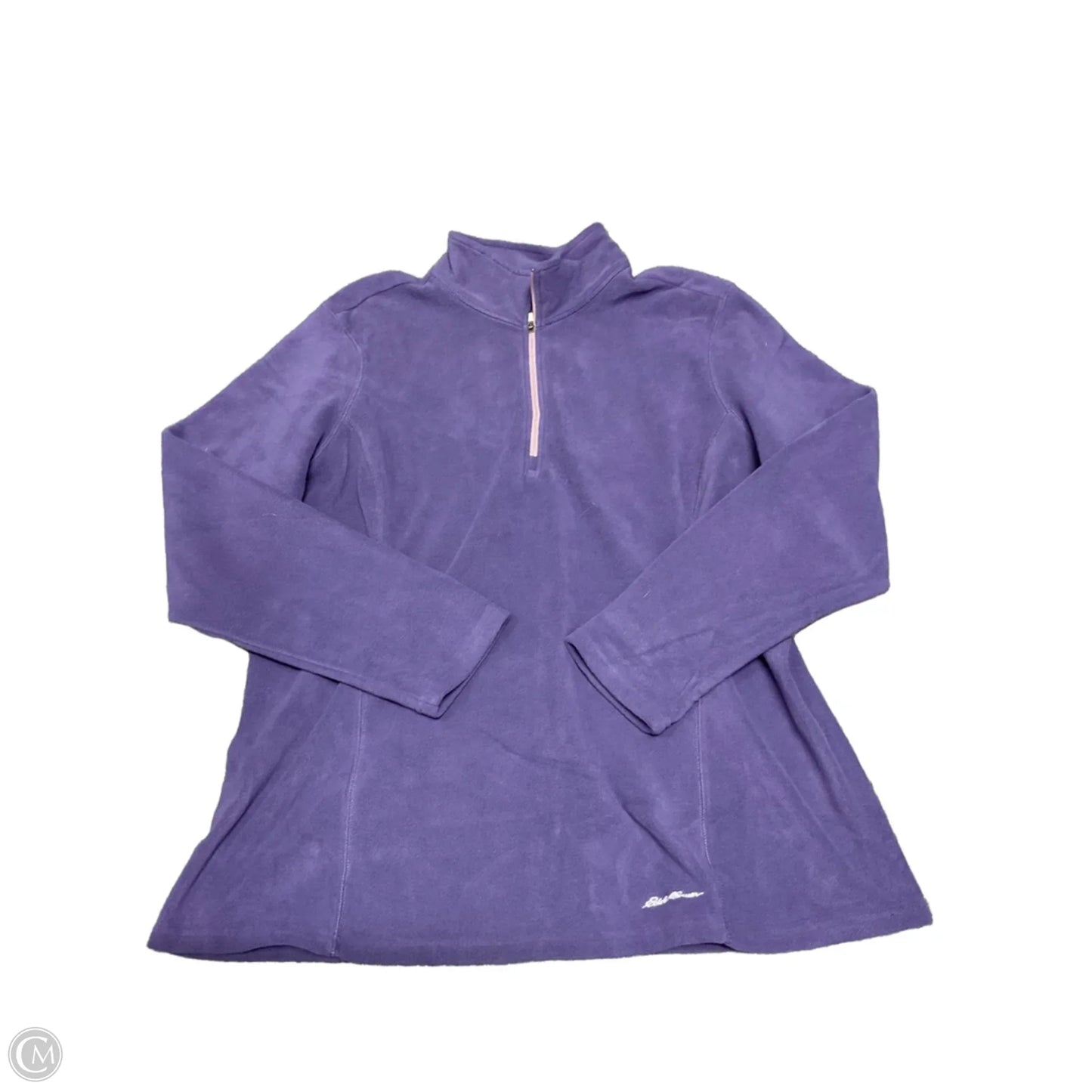 Sweatshirt Collar By Eddie Bauer In Purple, Size: Xl