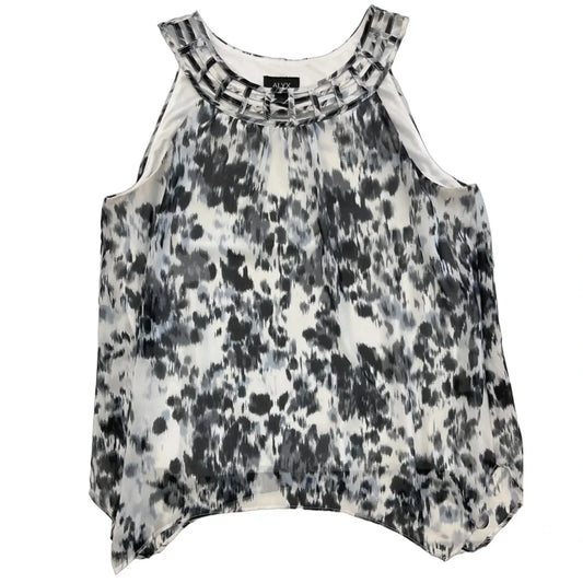 Top Sleeveless By Alyx In Black & White, Size: Xl
