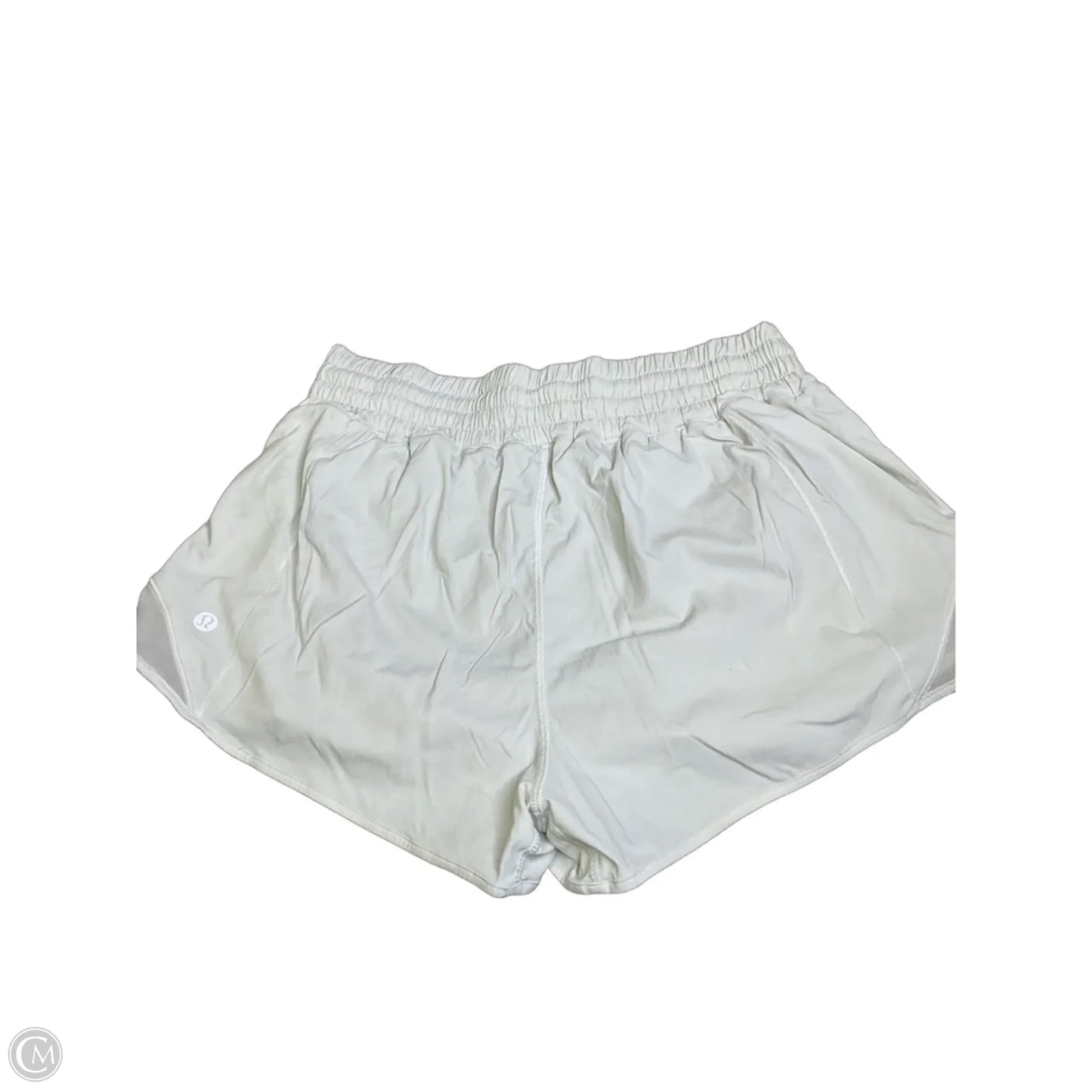 Athletic Shorts By Lululemon In White, Size: 8