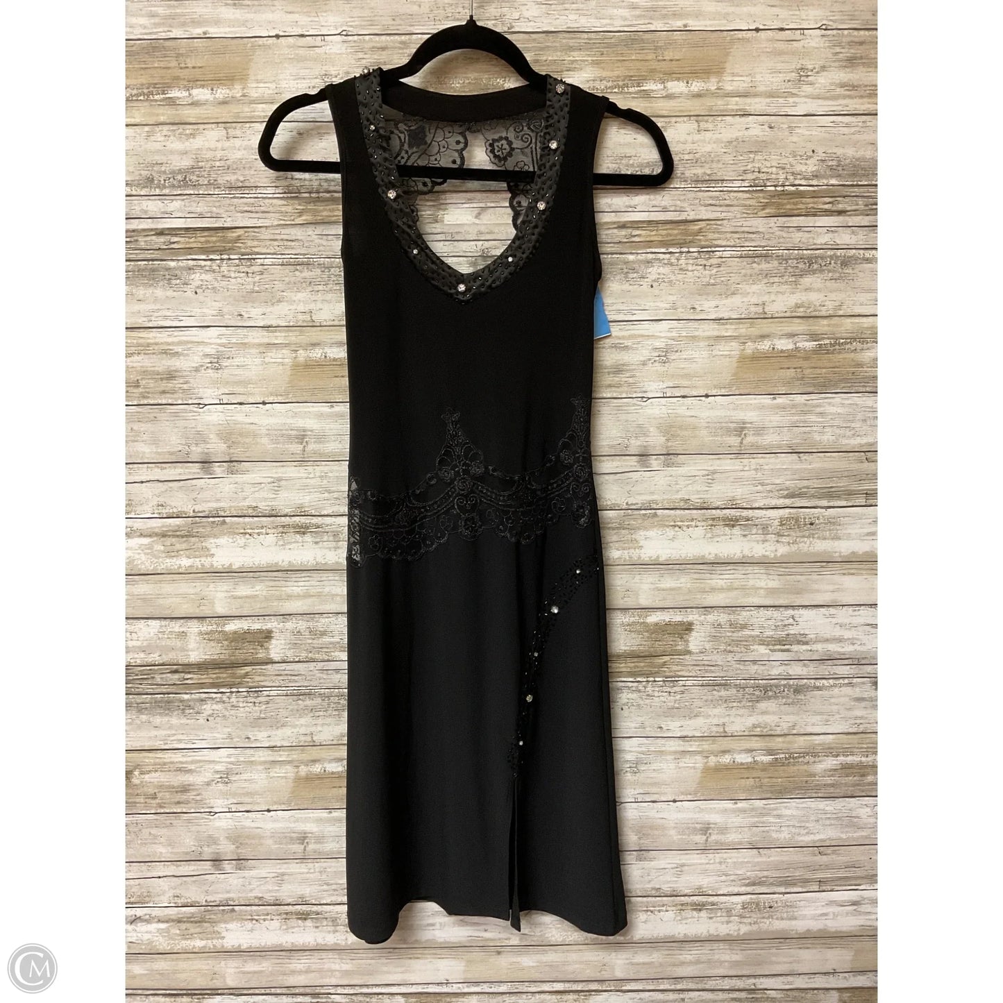 Dress Party Midi By Clothes Mentor In Black, Size: M