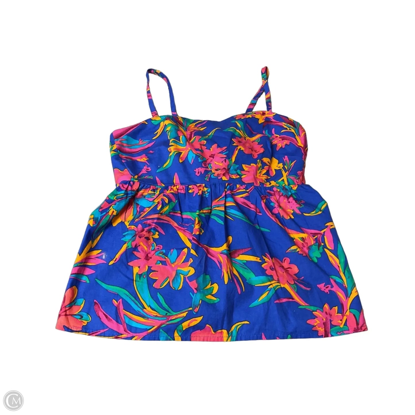 Top Sleeveless By J. Crew In Tropical Print, Size: 0