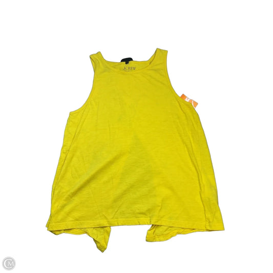 Top Sleeveless By J. Crew In Yellow, Size: S