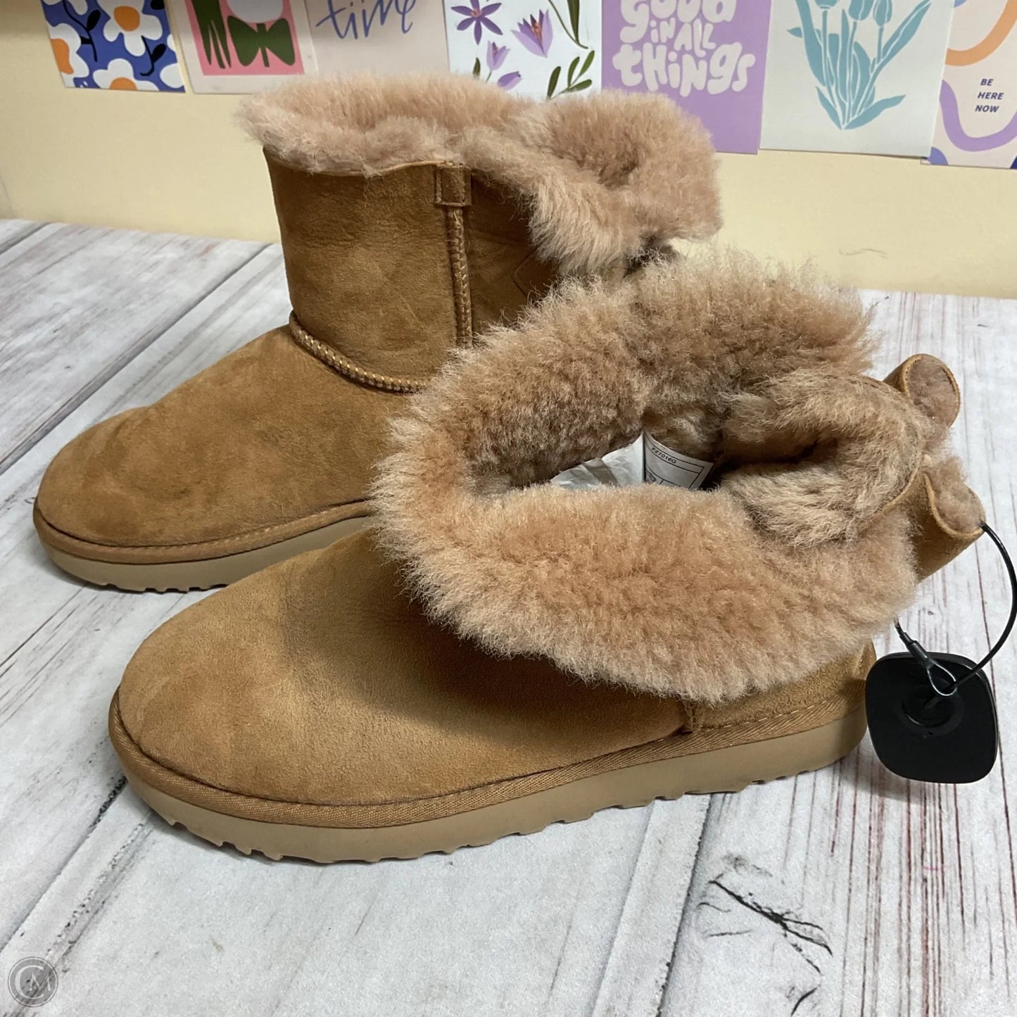 Boots Designer By Ugg In Tan, Size: 9