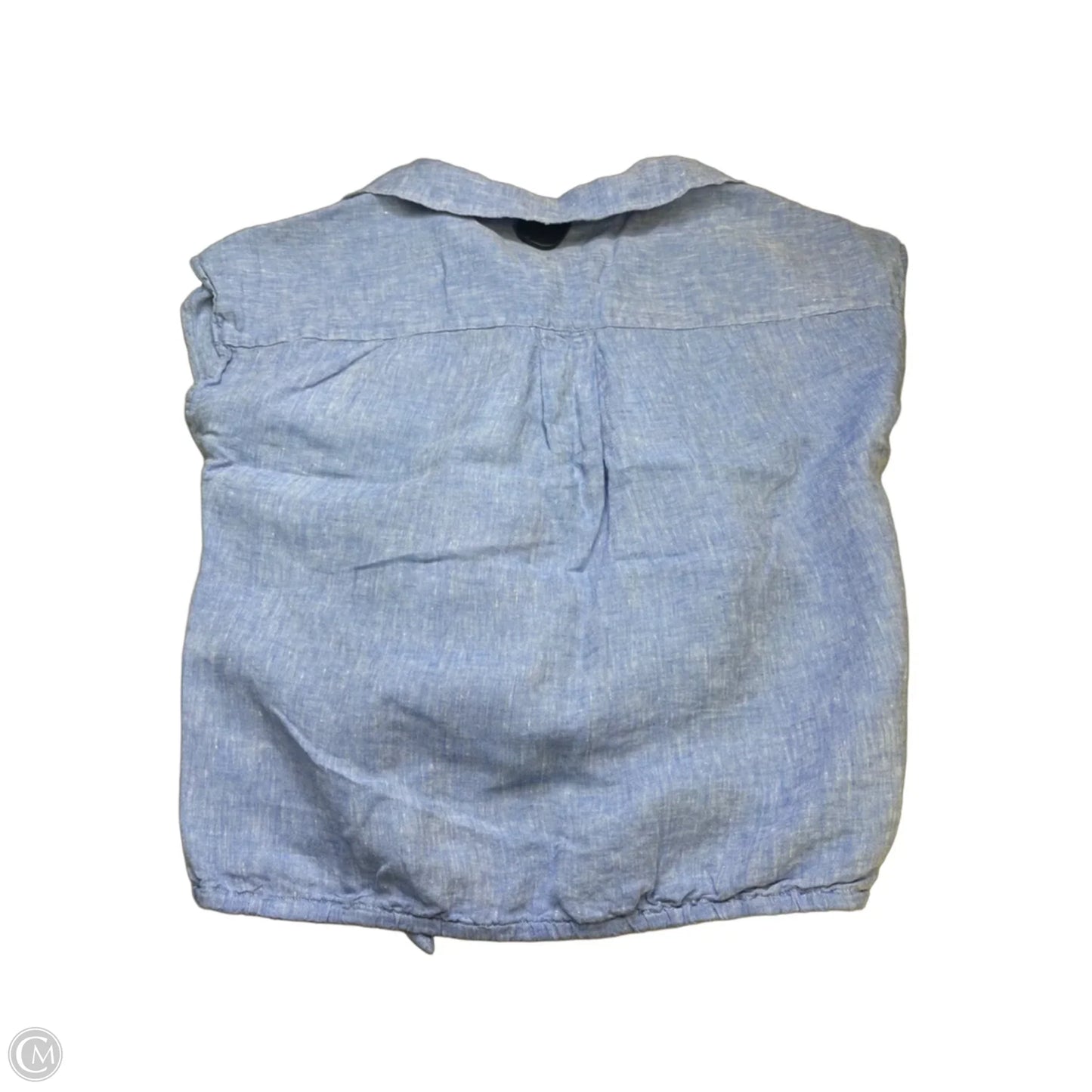 Blouse Sleeveless By Talbots In Blue, Size: M