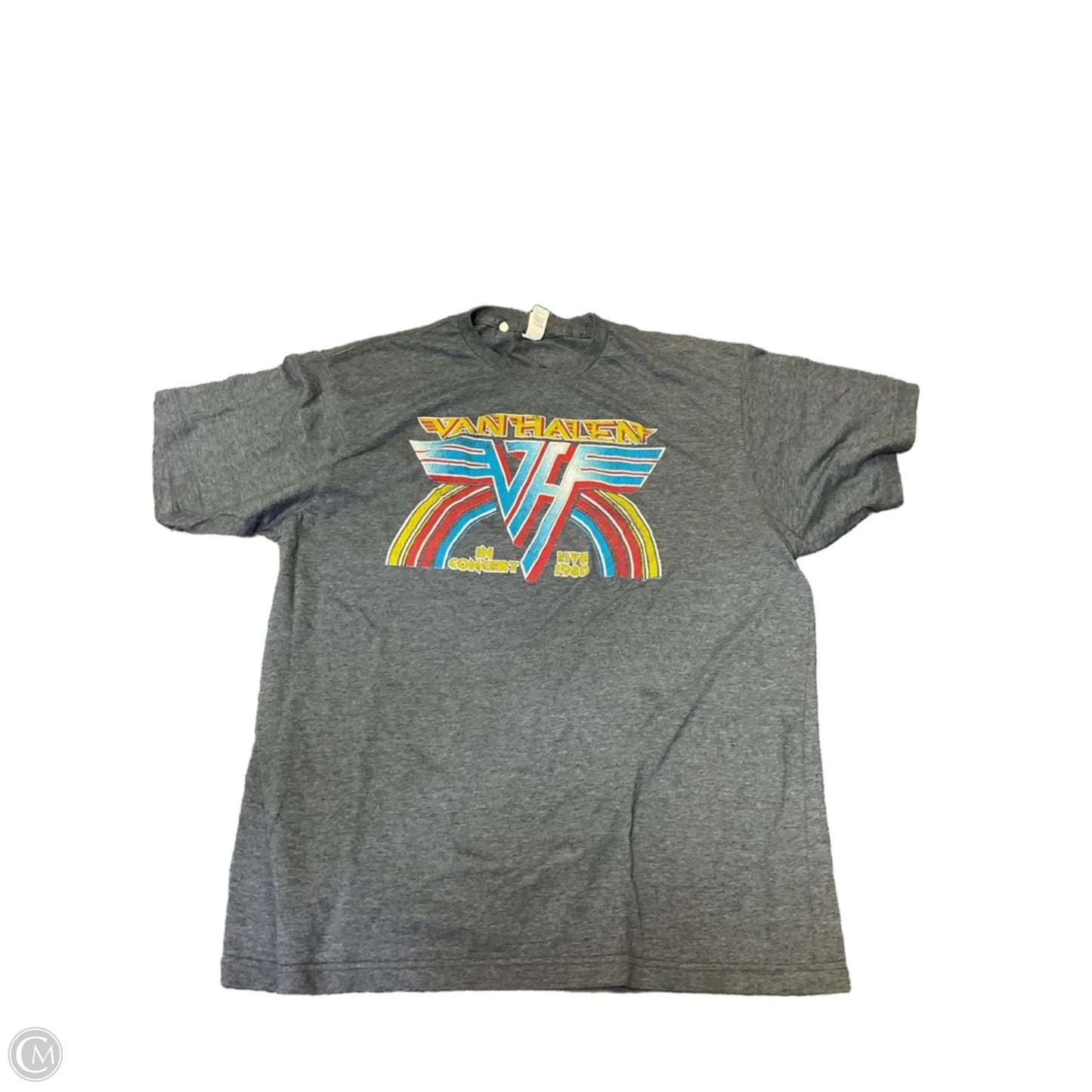 Top Short Sleeve Basic By Tultex In Blue & Yellow, Size: Xl