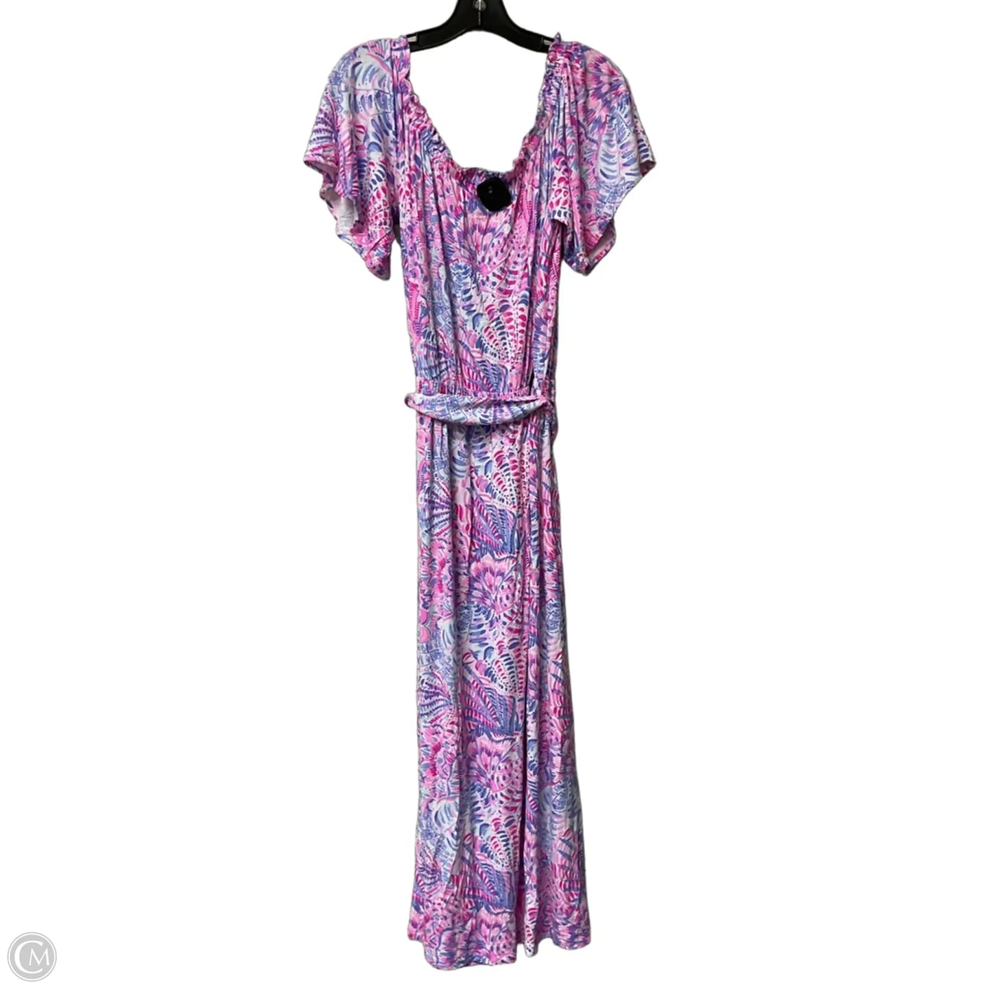 Dress Designer By Lilly Pulitzer In Pink & Purple, Size: Xl