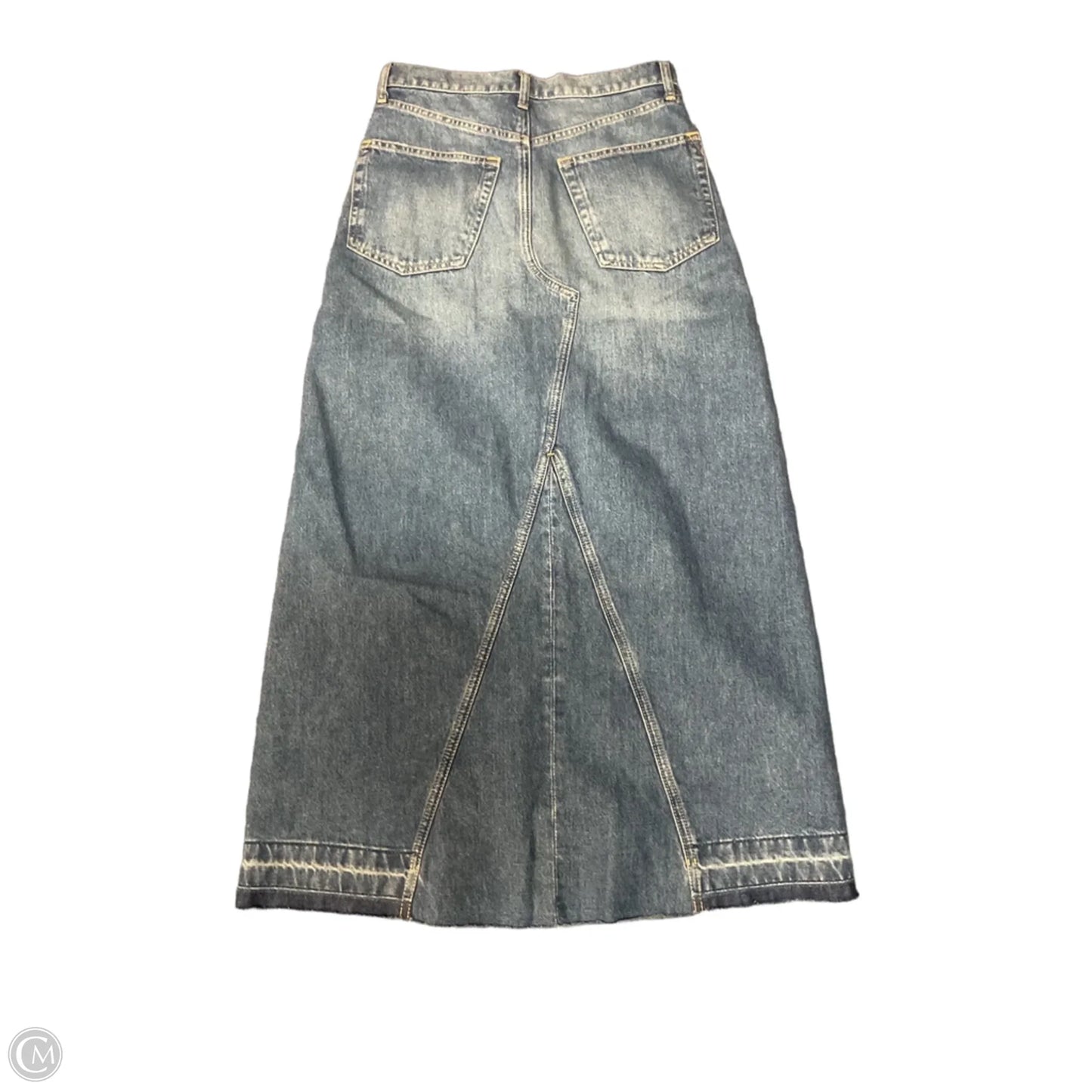 Skirt Maxi By Gap In Blue Denim, Size: Xs
