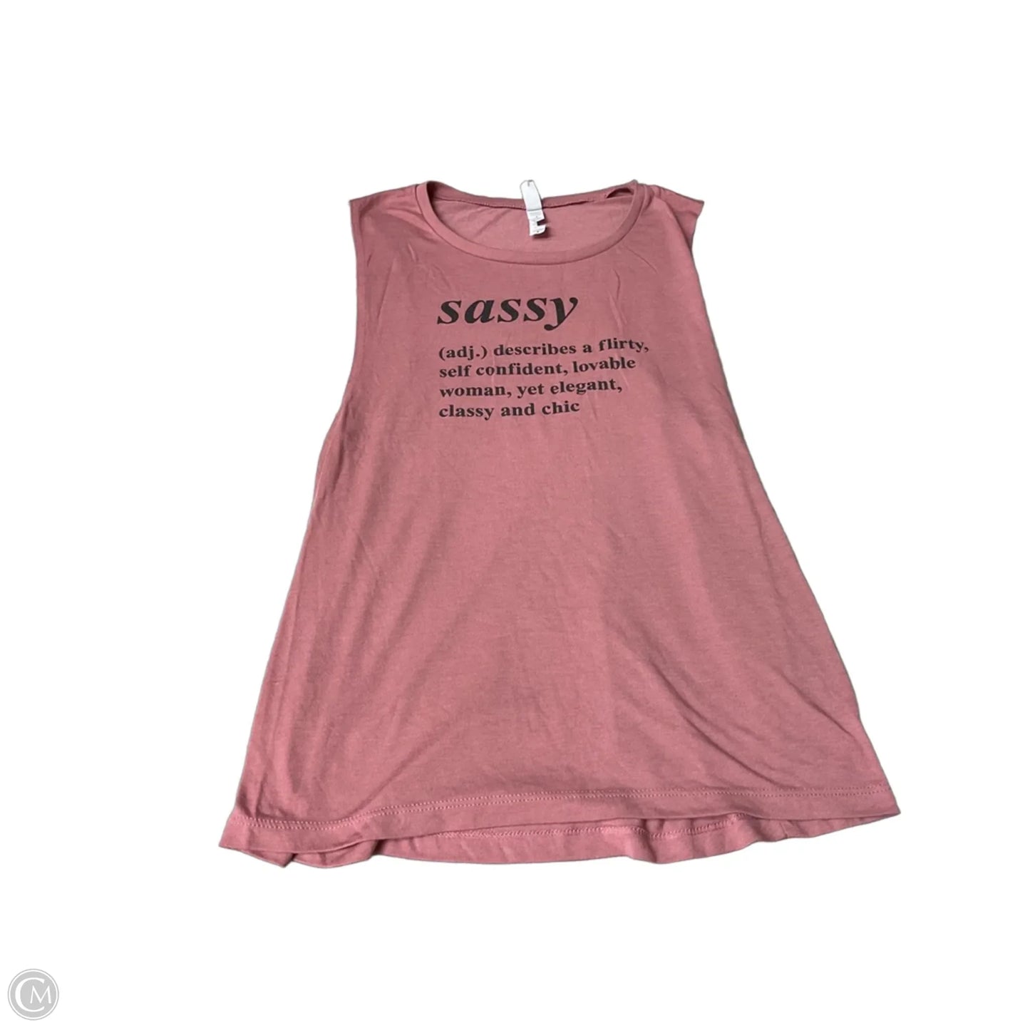 Tank Top By Bella + Canvas In Pink, Size: M